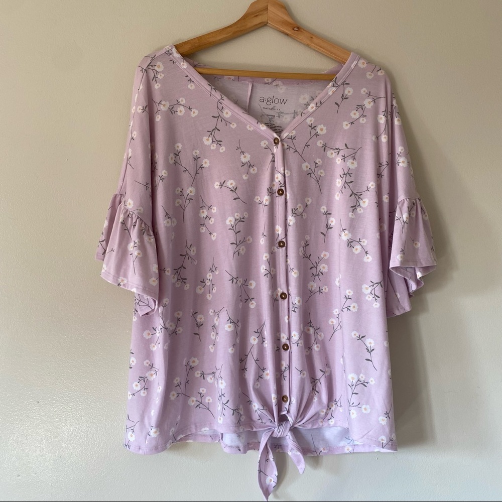 A•GLOW MATERNITY NURSING SHIRT